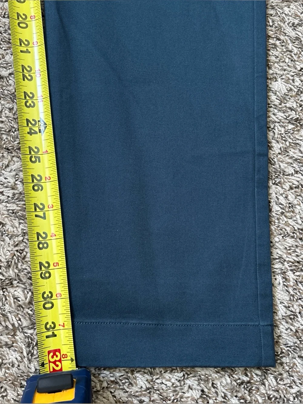 J. Crew Flex Men's Slim Fit Blue Chino Pants, 38x32, NWT